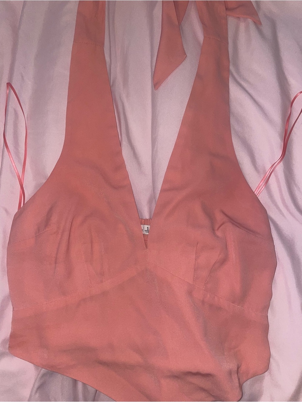 Abercrombie & Fitch Coral Halter Cami